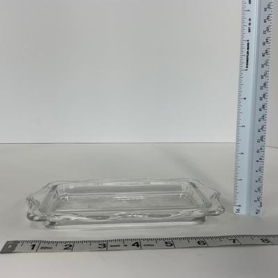 -278- GLASSWARE | Misc. Etched Rose Dishes