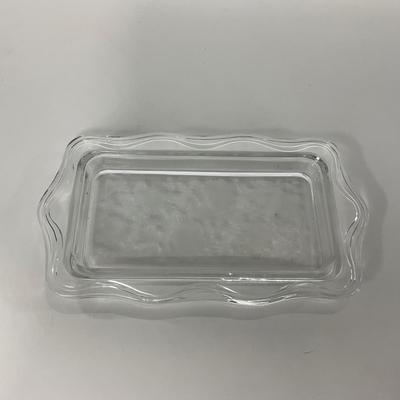 -278- GLASSWARE | Misc. Etched Rose Dishes