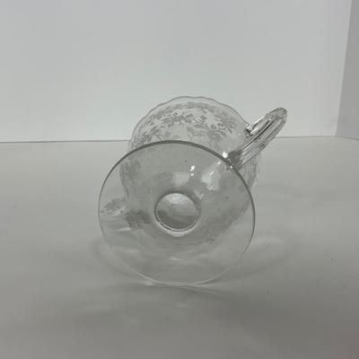 -278- GLASSWARE | Misc. Etched Rose Dishes