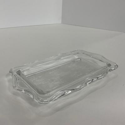 -278- GLASSWARE | Misc. Etched Rose Dishes