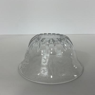 -278- GLASSWARE | Misc. Etched Rose Dishes