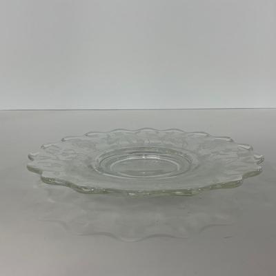 -278- GLASSWARE | Misc. Etched Rose Dishes