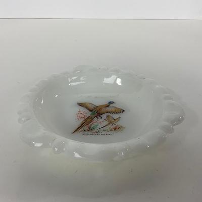 -279- GLASSWARE | Game Birds Fire King Anchor Hocking Glass Co. | Mugs & Ashtray