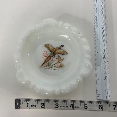 -279- GLASSWARE | Game Birds Fire King Anchor Hocking Glass Co. | Mugs & Ashtray