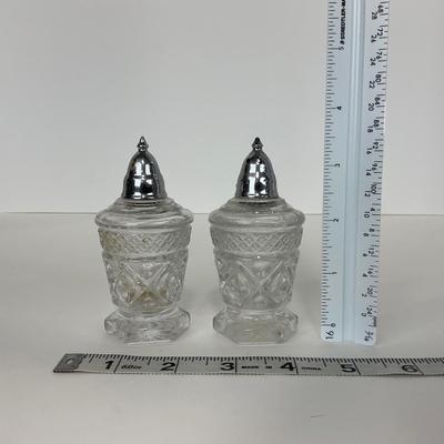 -282- GLASSWARE | Cape Cod Imperial Glass Co. | Cordial And Salt & Pepper Shakers