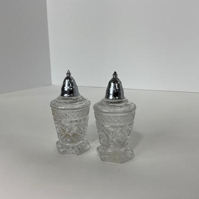 -282- GLASSWARE | Cape Cod Imperial Glass Co. | Cordial And Salt & Pepper Shakers