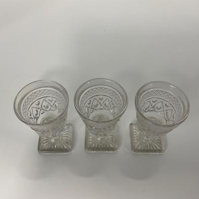 -282- GLASSWARE | Cape Cod Imperial Glass Co. | Cordial And Salt & Pepper Shakers