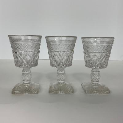 -282- GLASSWARE | Cape Cod Imperial Glass Co. | Cordial And Salt & Pepper Shakers