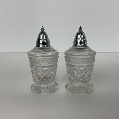 -282- GLASSWARE | Cape Cod Imperial Glass Co. | Cordial And Salt & Pepper Shakers