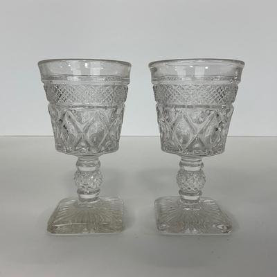 -282- GLASSWARE | Cape Cod Imperial Glass Co. | Cordial And Salt & Pepper Shakers