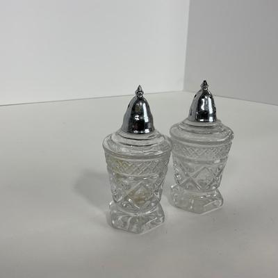 -282- GLASSWARE | Cape Cod Imperial Glass Co. | Cordial And Salt & Pepper Shakers