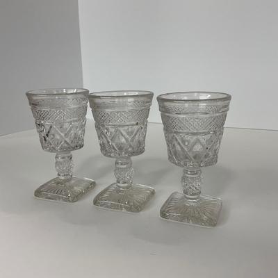 -282- GLASSWARE | Cape Cod Imperial Glass Co. | Cordial And Salt & Pepper Shakers