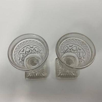 -282- GLASSWARE | Cape Cod Imperial Glass Co. | Cordial And Salt & Pepper Shakers