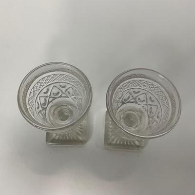 -282- GLASSWARE | Cape Cod Imperial Glass Co. | Cordial And Salt & Pepper Shakers