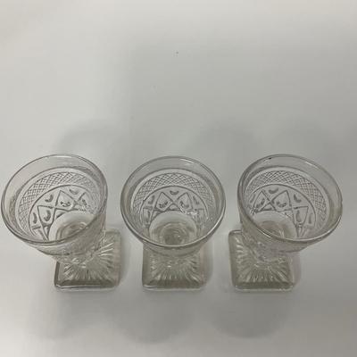 -282- GLASSWARE | Cape Cod Imperial Glass Co. | Cordial And Salt & Pepper Shakers