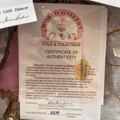 World Gallery Dolls  Little Dancer Doll