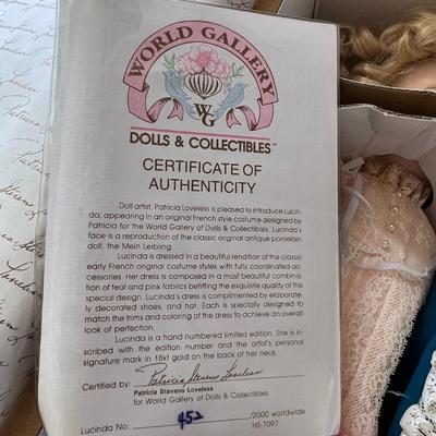 World Gallery Dolls Lucinda