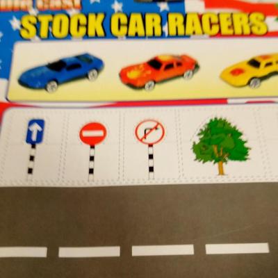 LOT 88  EIGHT TOY STOCK CAR RACERS