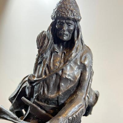 Fredrick Remington Sculpture the "Mountain Man" Signed Numbered Bronze ~~