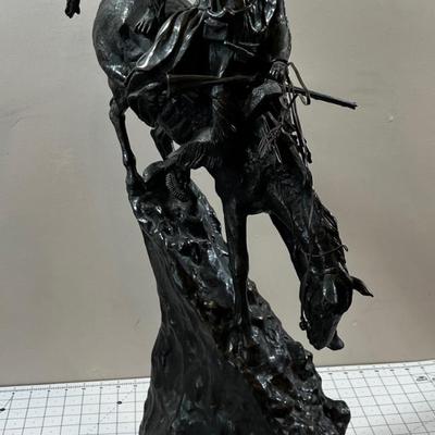 Fredrick Remington Sculpture the "Mountain Man" Signed Numbered Bronze ~~