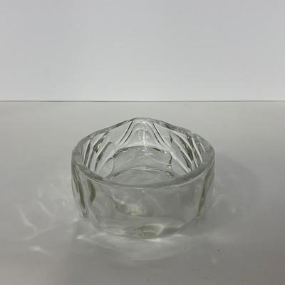 -283- GLASSWARE | Vintage Depression Glass Duck | Painted Trinket Box