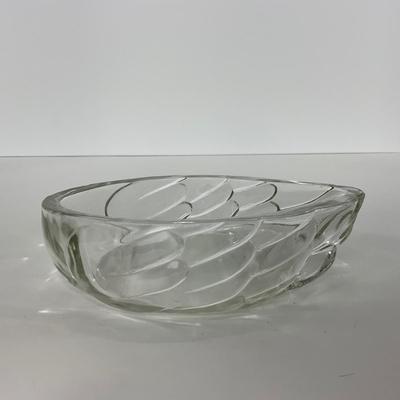 -283- GLASSWARE | Vintage Depression Glass Duck | Painted Trinket Box