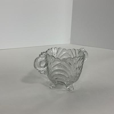 -284- GLASSWARE | Caprice Cambridge Glass Co. | Creamer, Sugar, & Tray