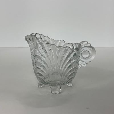 -284- GLASSWARE | Caprice Cambridge Glass Co. | Creamer, Sugar, & Tray