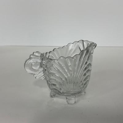 -284- GLASSWARE | Caprice Cambridge Glass Co. | Creamer, Sugar, & Tray