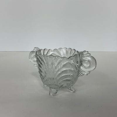 -284- GLASSWARE | Caprice Cambridge Glass Co. | Creamer, Sugar, & Tray