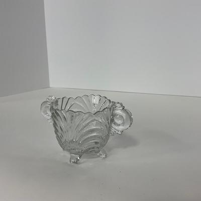 -284- GLASSWARE | Caprice Cambridge Glass Co. | Creamer, Sugar, & Tray