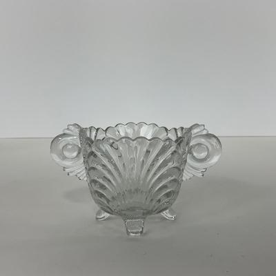 -284- GLASSWARE | Caprice Cambridge Glass Co. | Creamer, Sugar, & Tray