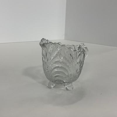 -284- GLASSWARE | Caprice Cambridge Glass Co. | Creamer, Sugar, & Tray