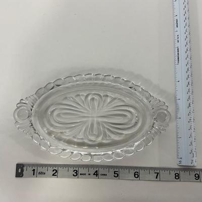-284- GLASSWARE | Caprice Cambridge Glass Co. | Creamer, Sugar, & Tray