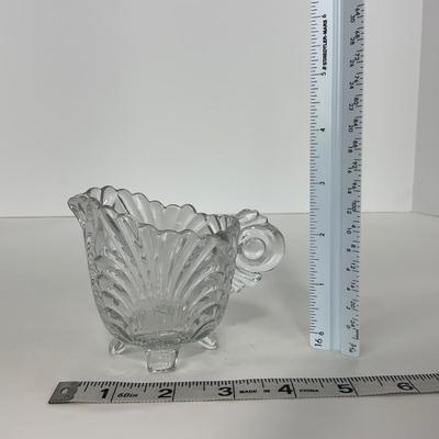 -284- GLASSWARE | Caprice Cambridge Glass Co. | Creamer, Sugar, & Tray