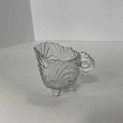 -284- GLASSWARE | Caprice Cambridge Glass Co. | Creamer, Sugar, & Tray