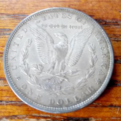 LOT 107 1890-S SILVER DOLLAR