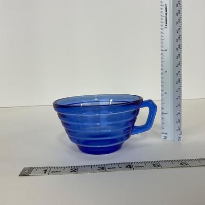 -286- GLASSWARE | Moderntone Hazel Atlas Glass Co. | Cups & Saucers