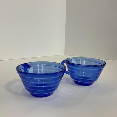 -286- GLASSWARE | Moderntone Hazel Atlas Glass Co. | Cups & Saucers