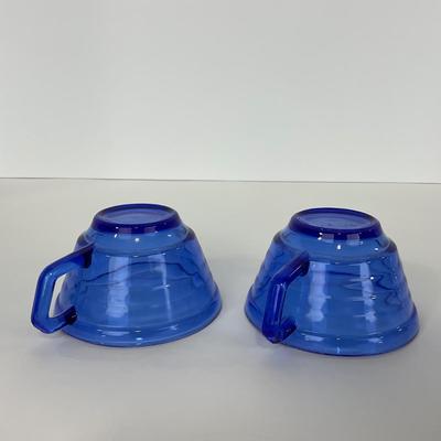 -286- GLASSWARE | Moderntone Hazel Atlas Glass Co. | Cups & Saucers