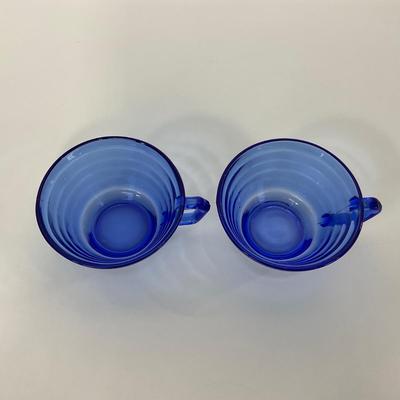 -286- GLASSWARE | Moderntone Hazel Atlas Glass Co. | Cups & Saucers
