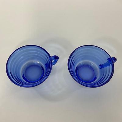 -286- GLASSWARE | Moderntone Hazel Atlas Glass Co. | Cups & Saucers