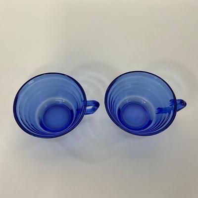 -286- GLASSWARE | Moderntone Hazel Atlas Glass Co. | Cups & Saucers