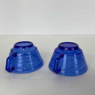 -287- GLASSWARE | Moderntone Hazel Atlas Glass Co. | Cups & Saucers