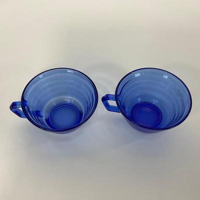 -287- GLASSWARE | Moderntone Hazel Atlas Glass Co. | Cups & Saucers