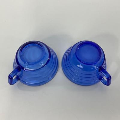 -287- GLASSWARE | Moderntone Hazel Atlas Glass Co. | Cups & Saucers