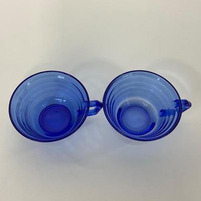 -287- GLASSWARE | Moderntone Hazel Atlas Glass Co. | Cups & Saucers