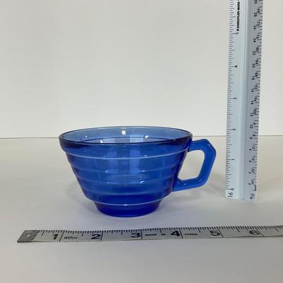 -287- GLASSWARE | Moderntone Hazel Atlas Glass Co. | Cups & Saucers