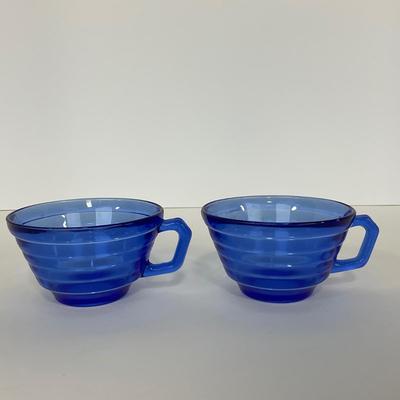-287- GLASSWARE | Moderntone Hazel Atlas Glass Co. | Cups & Saucers