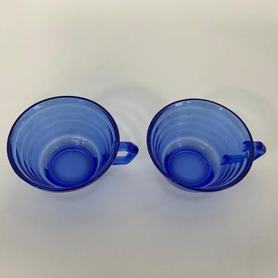 -287- GLASSWARE | Moderntone Hazel Atlas Glass Co. | Cups & Saucers